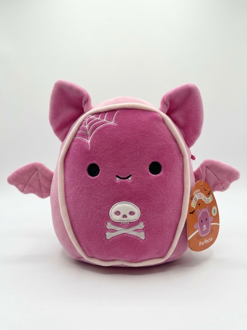 Squishmallows 7.5" Perfecta The Pink Tombstone Bat 1st to Market NWT